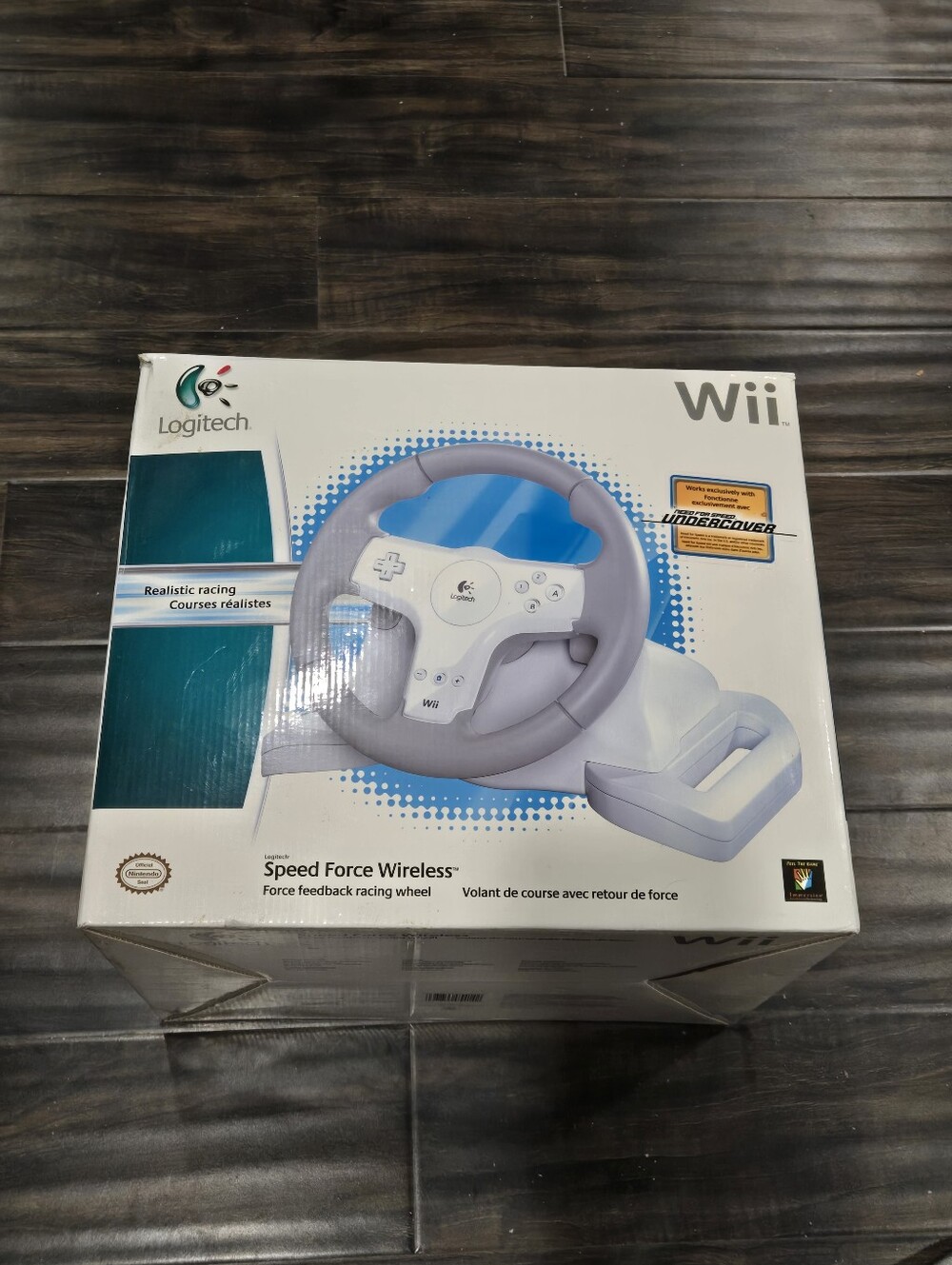 Wii Logitech Speed Force Wheel (CIB)